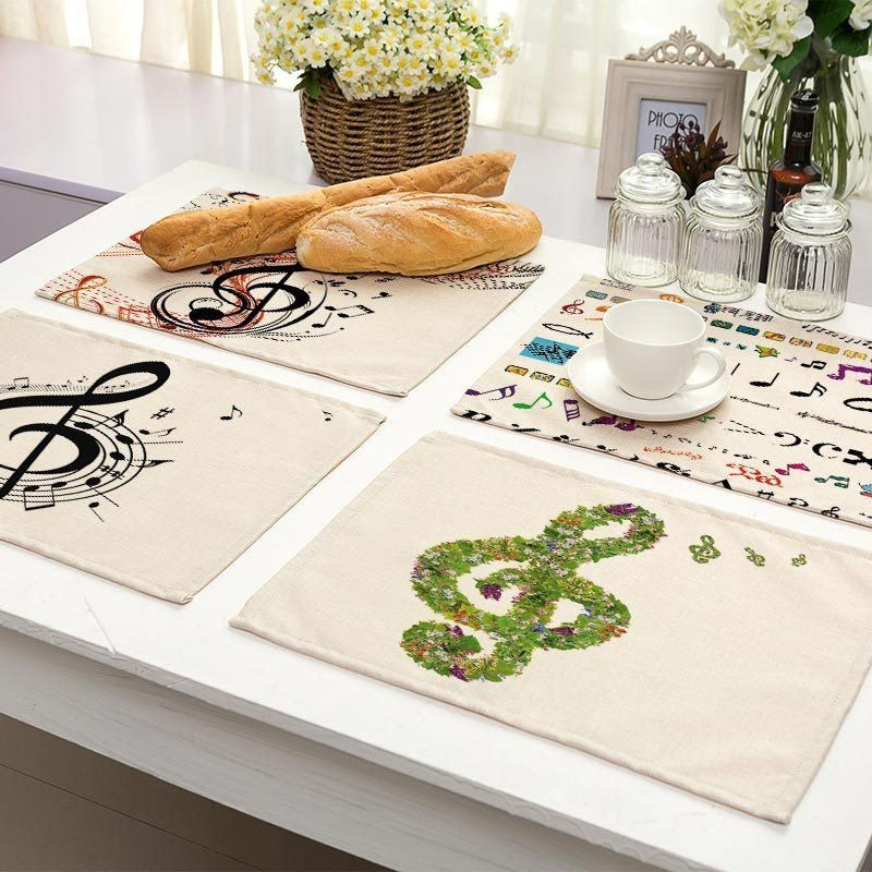 Cubanara music placemats