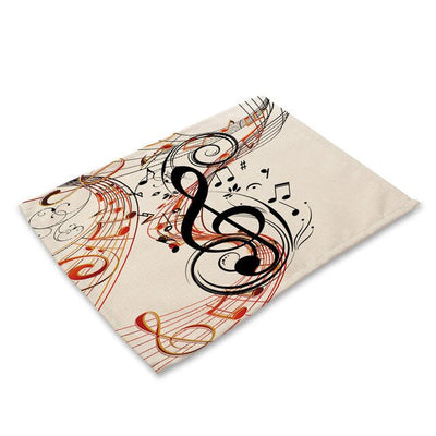 Cubanara music placemats